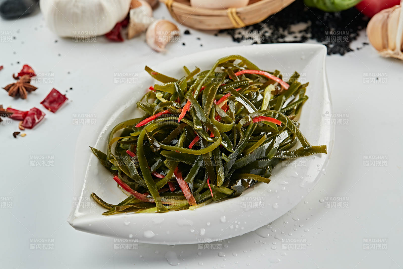 小涼菜辣拌海帶絲