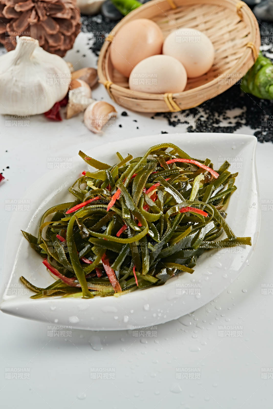 小涼菜辣拌海帶絲