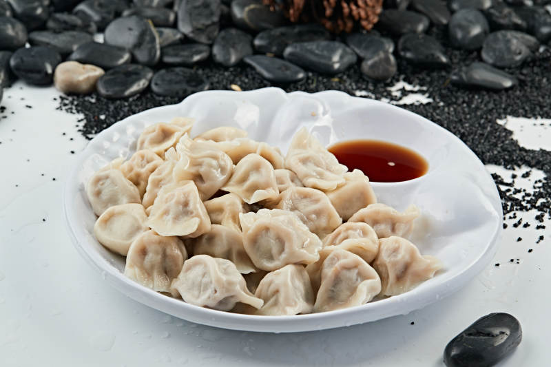 手工猪肉大葱馅饺子