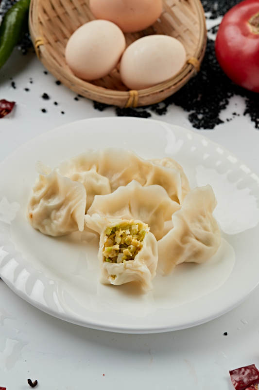 手工素三鮮餡餃子