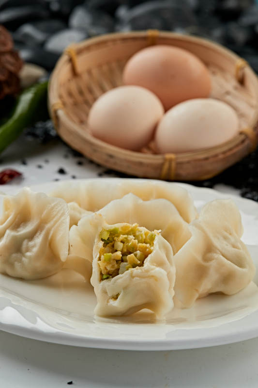 手工素三鮮餡餃子