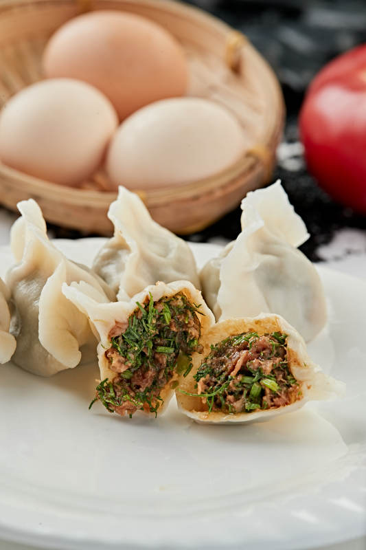 手工鮮豬肉茴香餡餃子