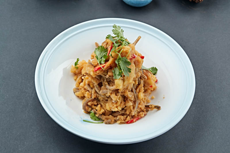 土豆泥酸菜豬肚絲