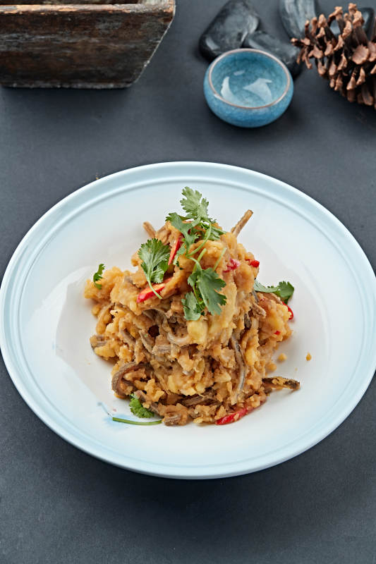 土豆泥酸菜豬肚絲