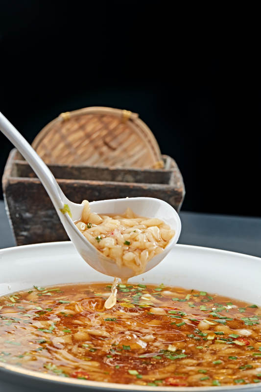 酸汤菜丝蒜香面蝌蚪