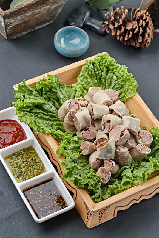 水煮传统蒙餐羊肉肠