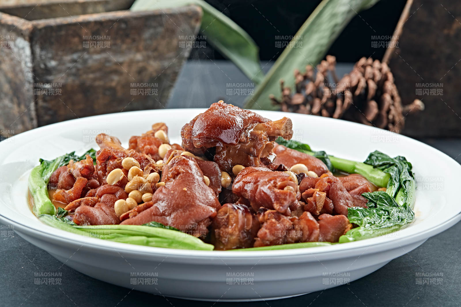 红烧黄豆炖猪蹄