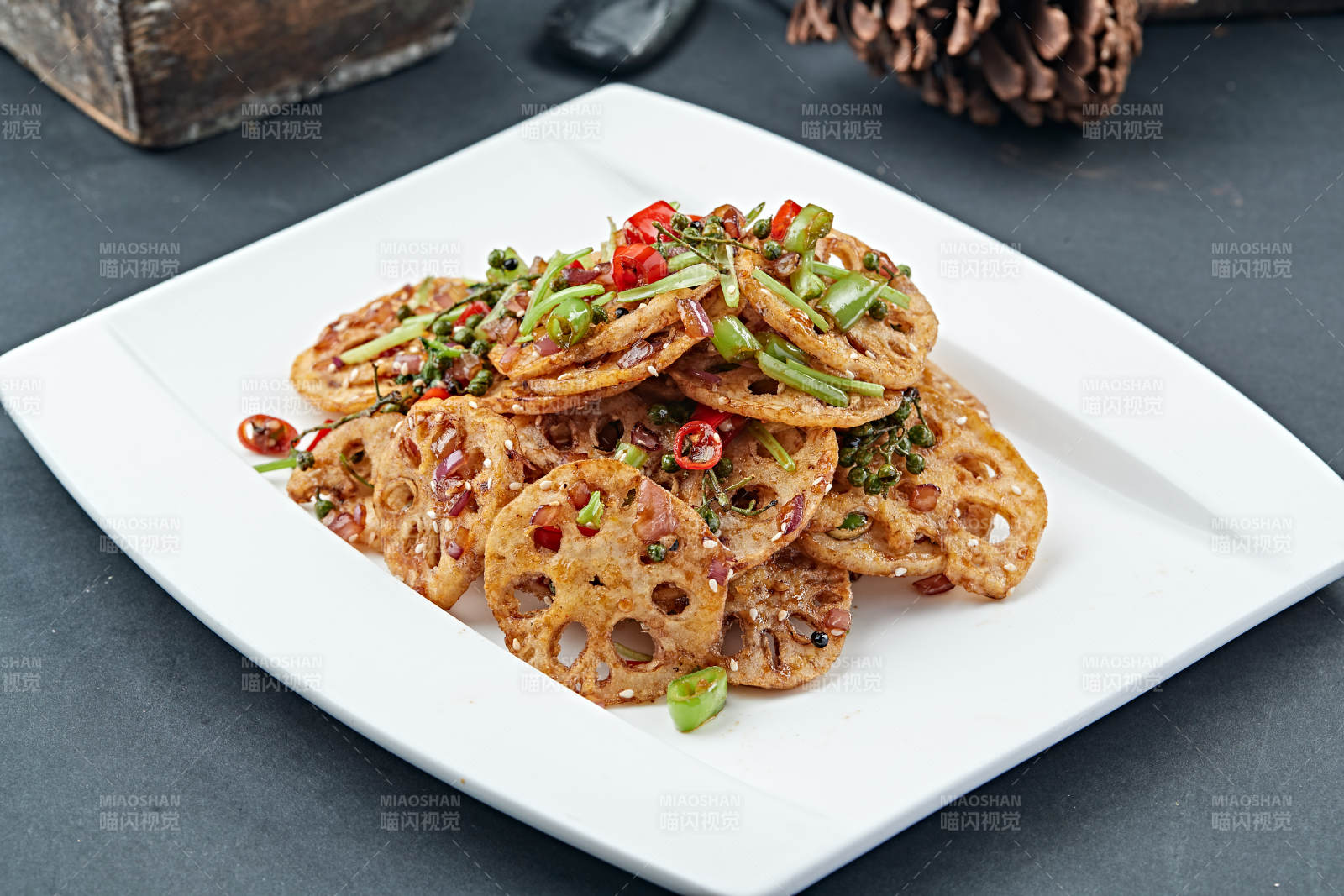 藤椒湘味小炒蓮藕片