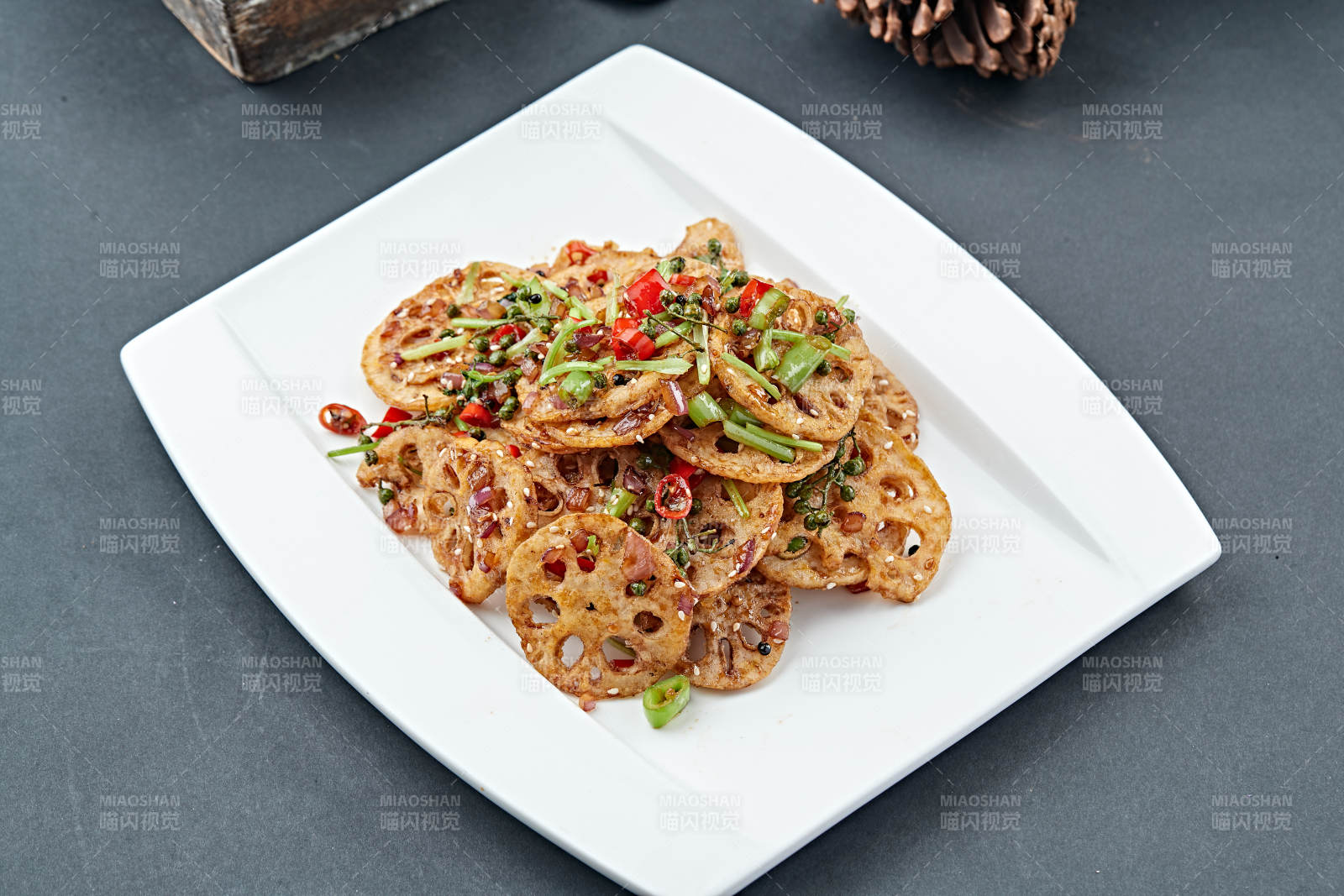 藤椒湘味小炒莲藕片