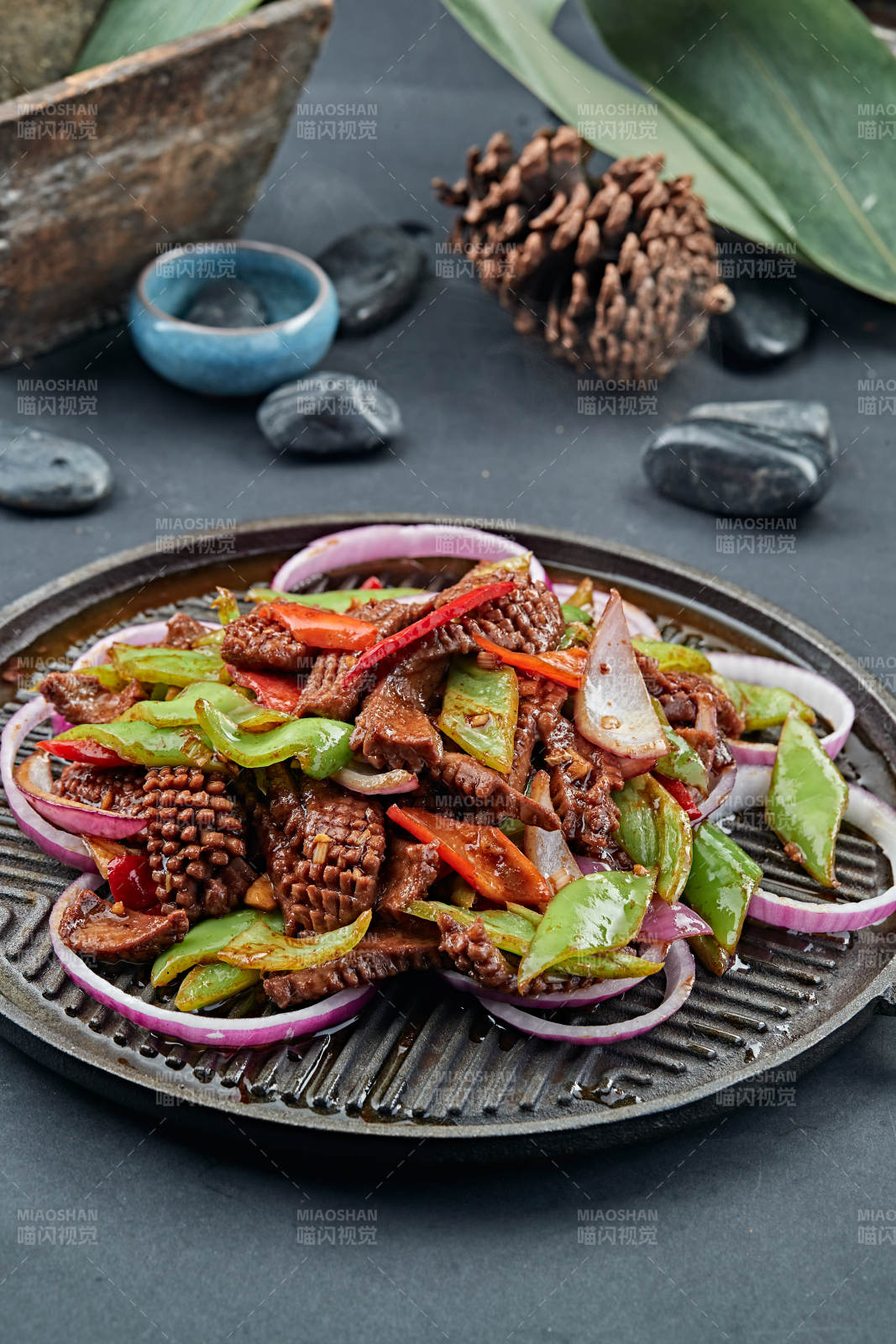 炙子鐵板烤腰花