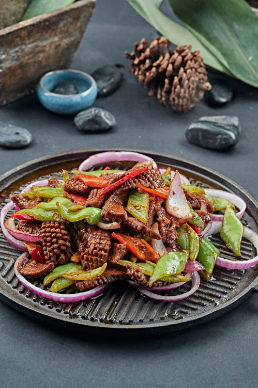 炙子铁板烤腰花