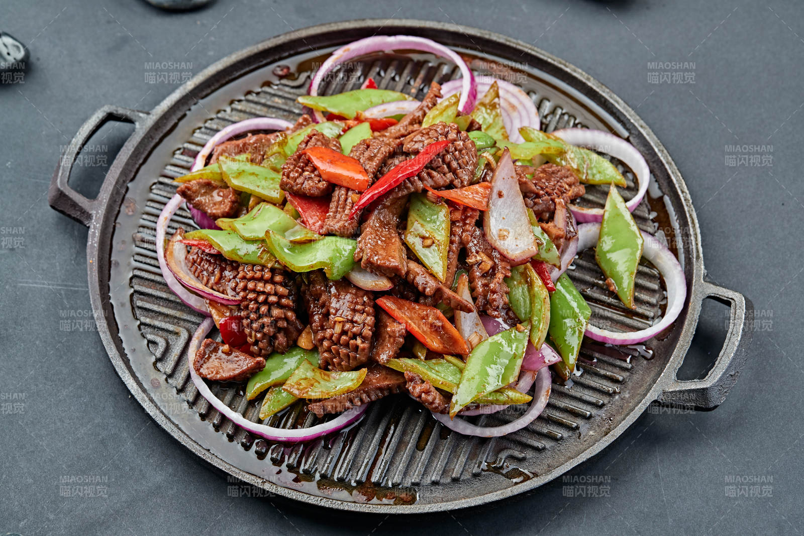 炙子鐵板烤腰花