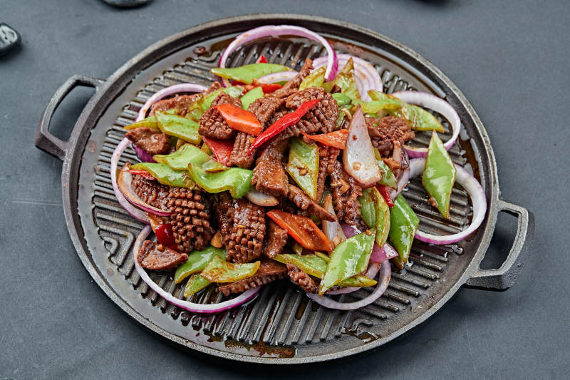 炙子铁板烤腰花