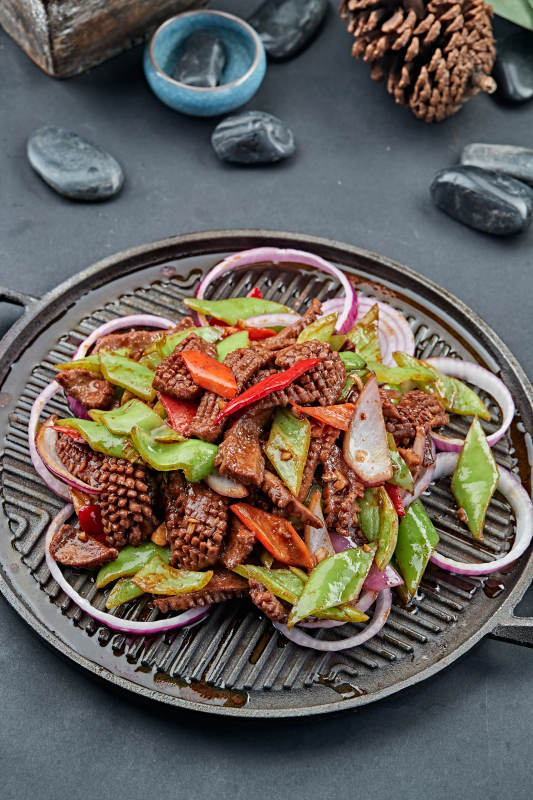 炙子铁板烤腰花