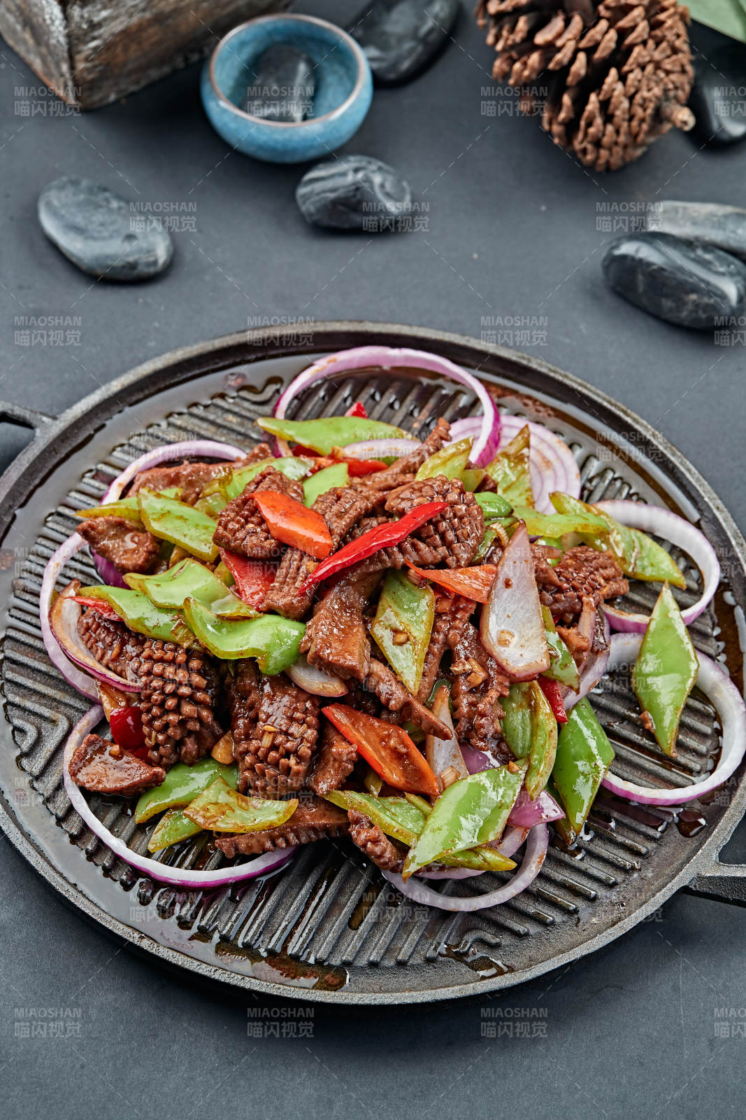 炙子鐵板烤腰花