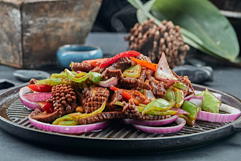 炙子铁板烤腰花