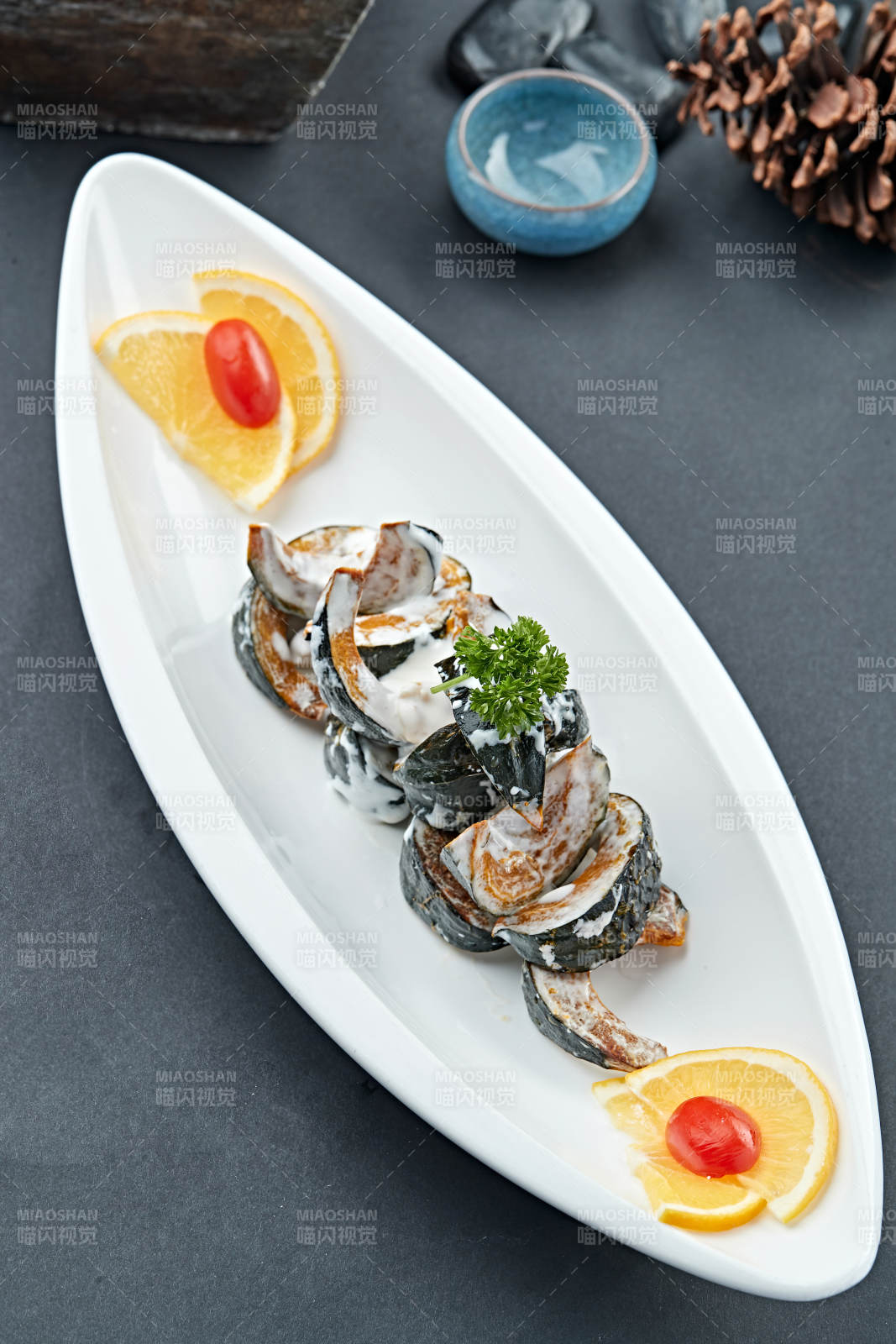 沙拉拌油炸小南瓜