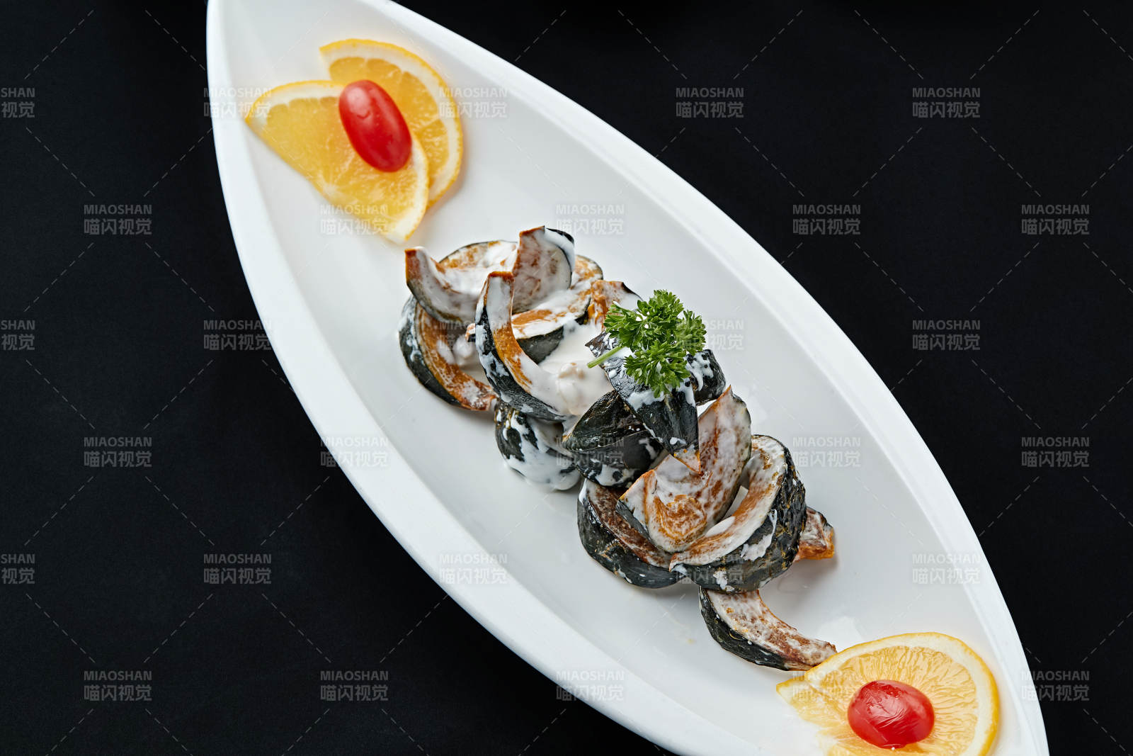 沙拉拌油炸小南瓜