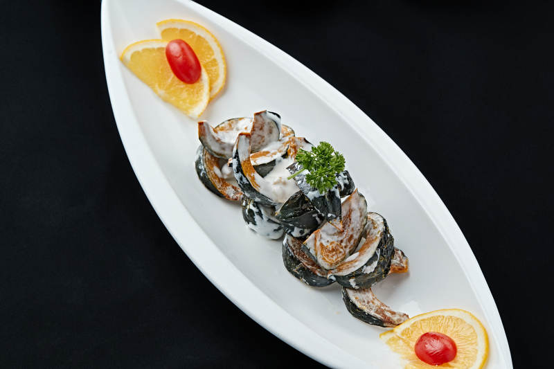 沙拉拌油炸小南瓜