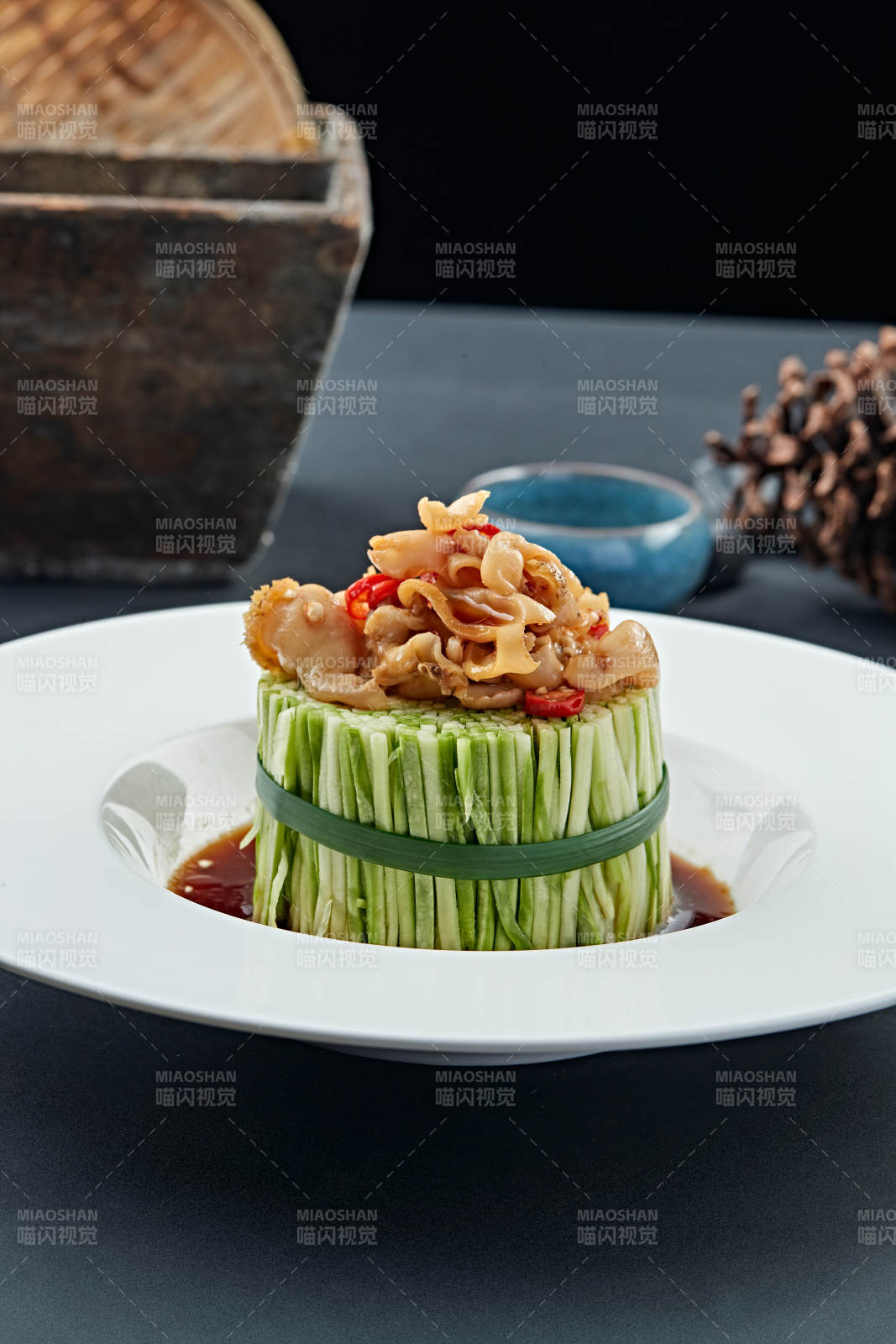 香辣螺片青萵筍條