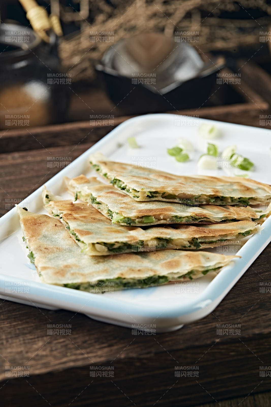 韭菜雞蛋餡脆皮烙餅