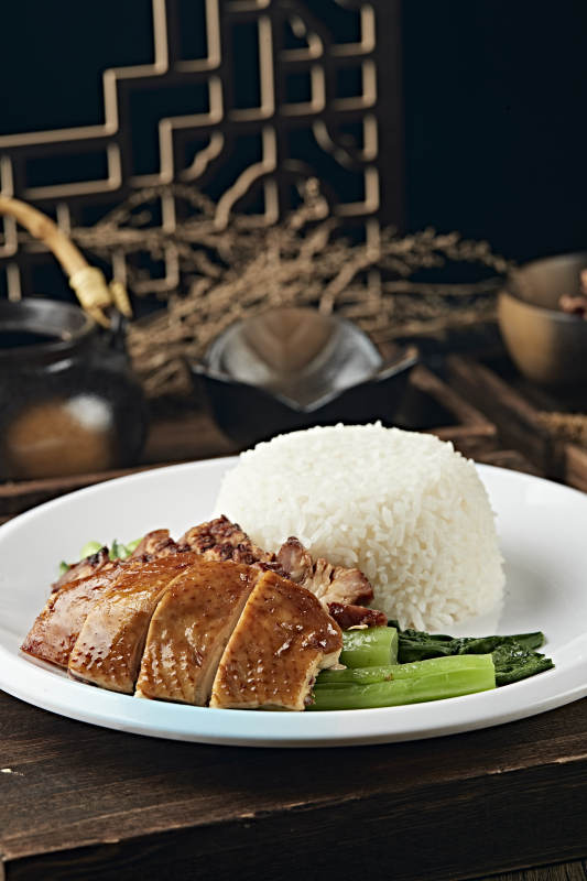 港式茶餐烧鸭叉烧盖浇饭