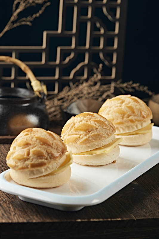 港式茶吐司菠萝包