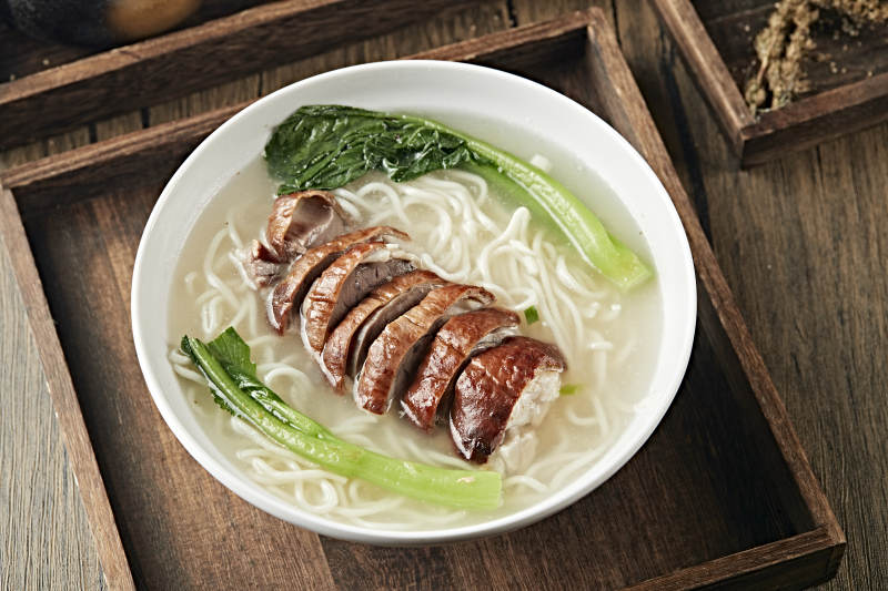 鲜鸡汤烧鹅拉面