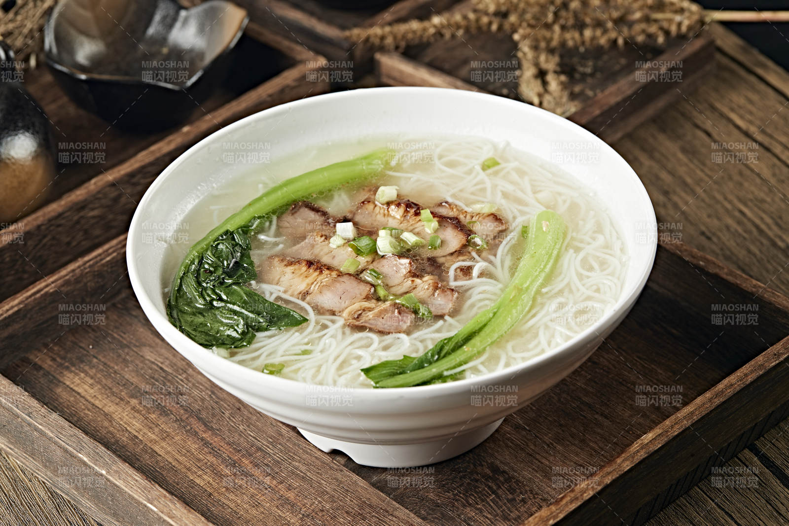 鮮雞湯叉燒肉煮腸粉