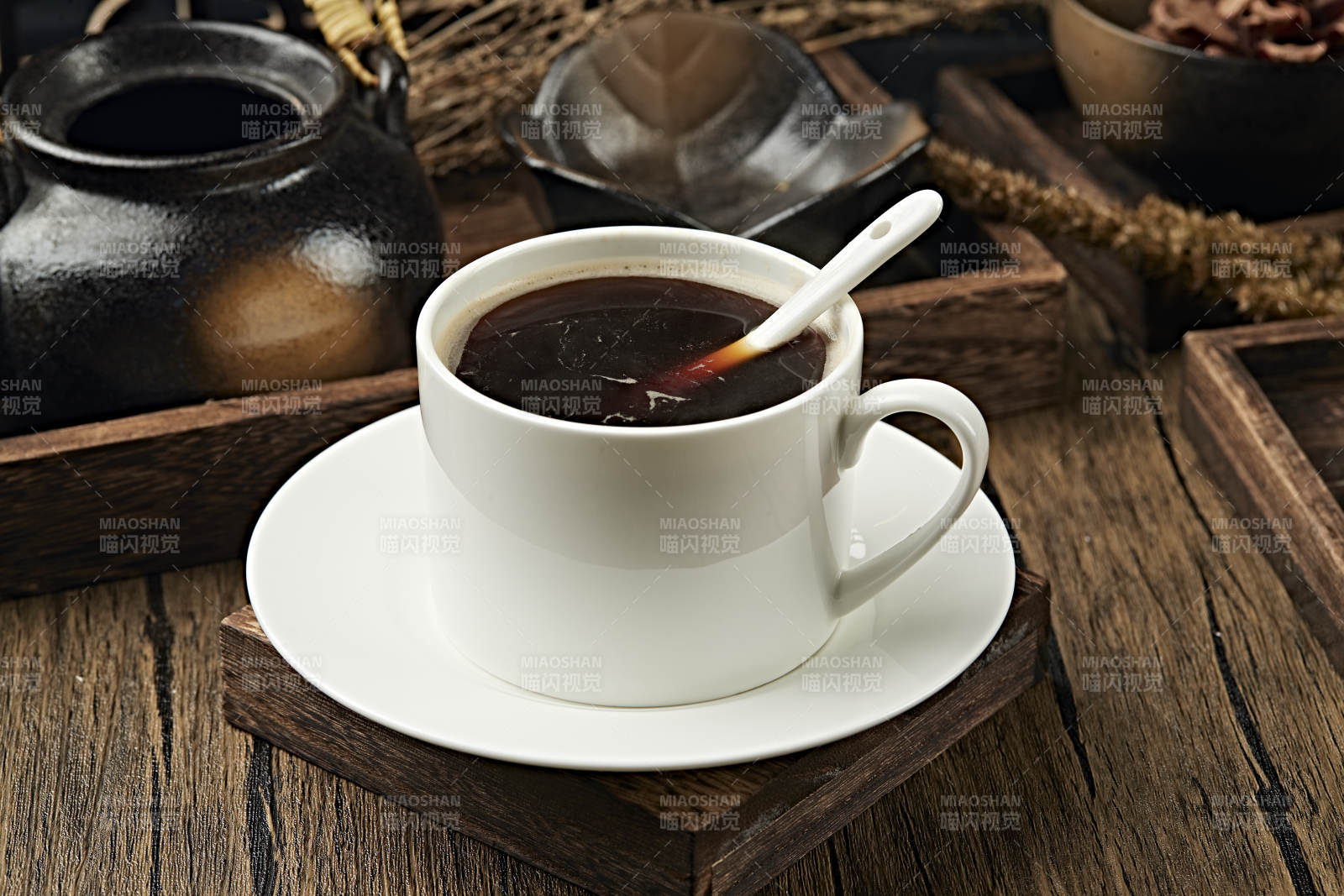 手磨美式黑咖啡