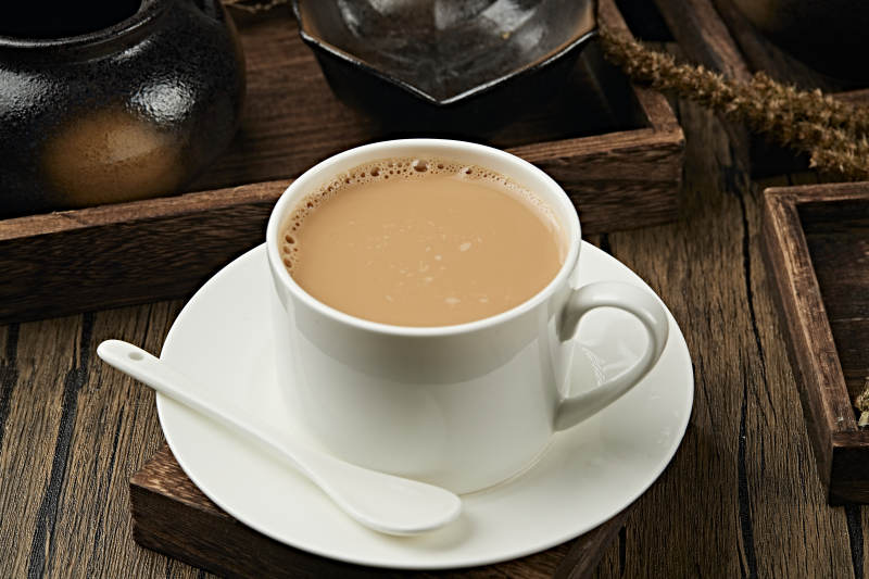 热冲泡牛奶咖啡