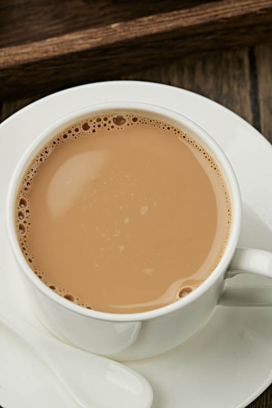 热冲泡牛奶咖啡