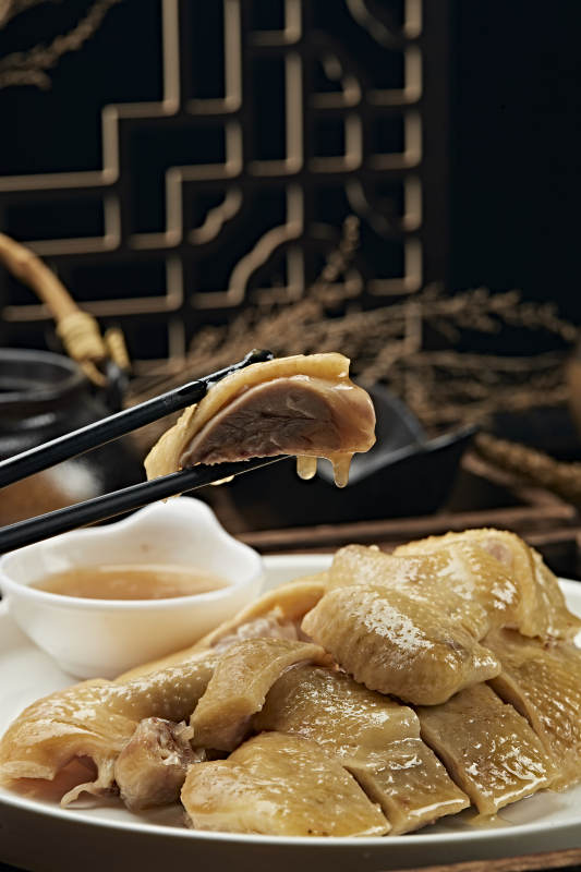 港式茶餐盐水白切鸡