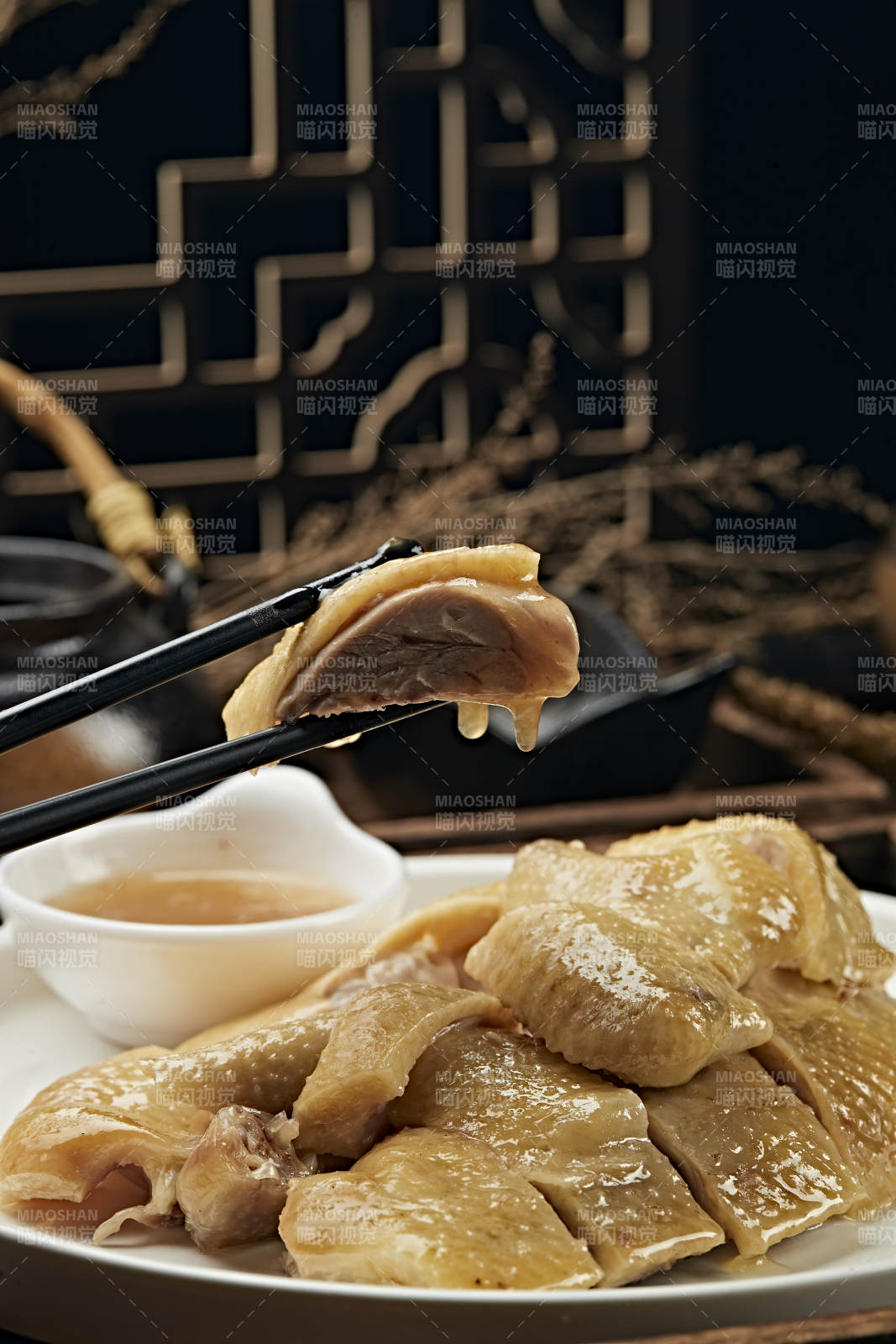 港式茶餐盐水白切鸡