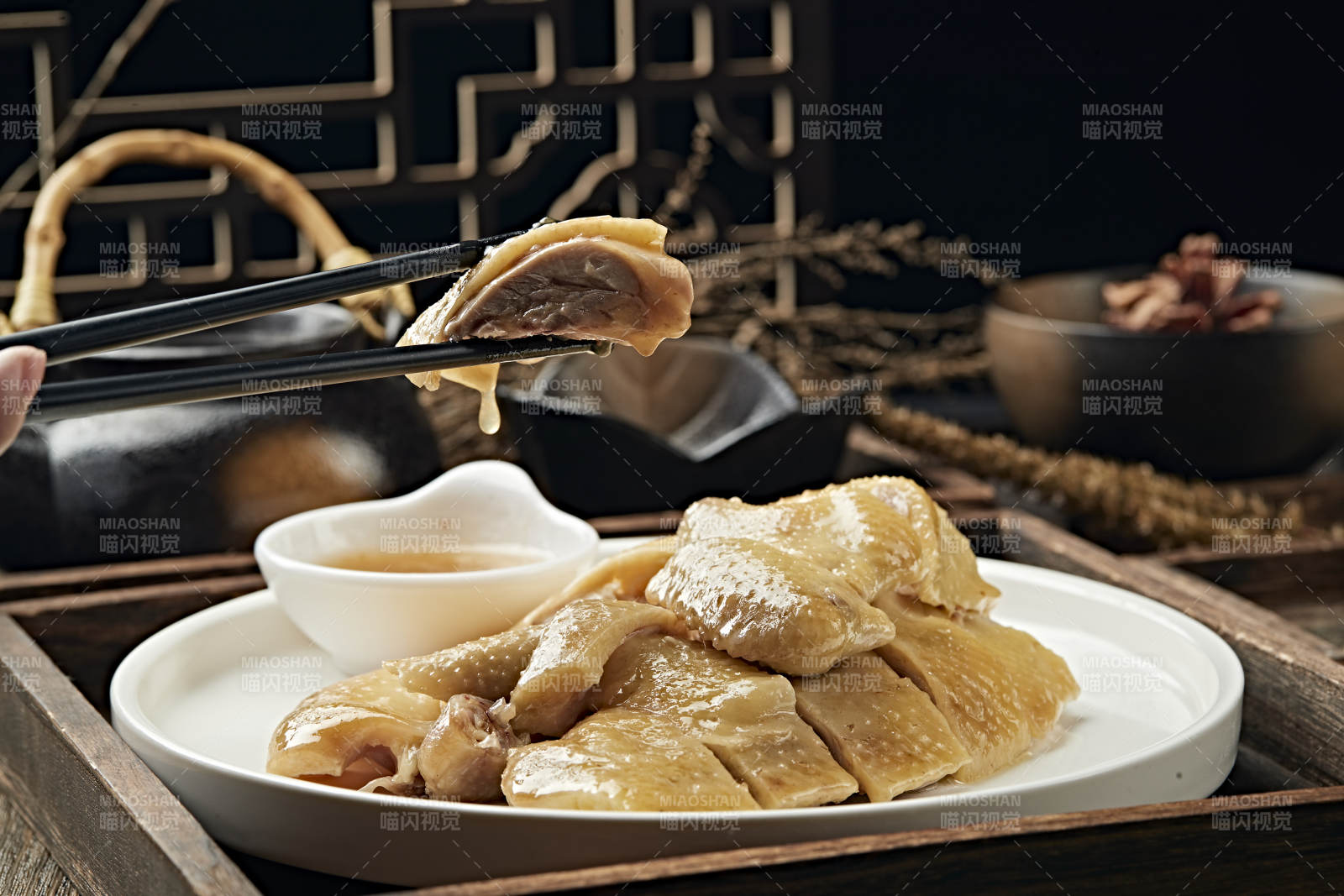 港式茶餐盐水白切鸡