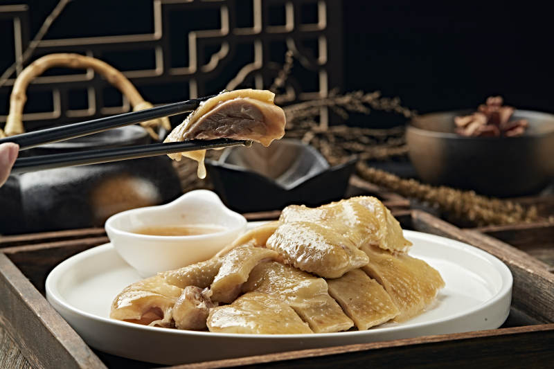 港式茶餐盐水白切鸡