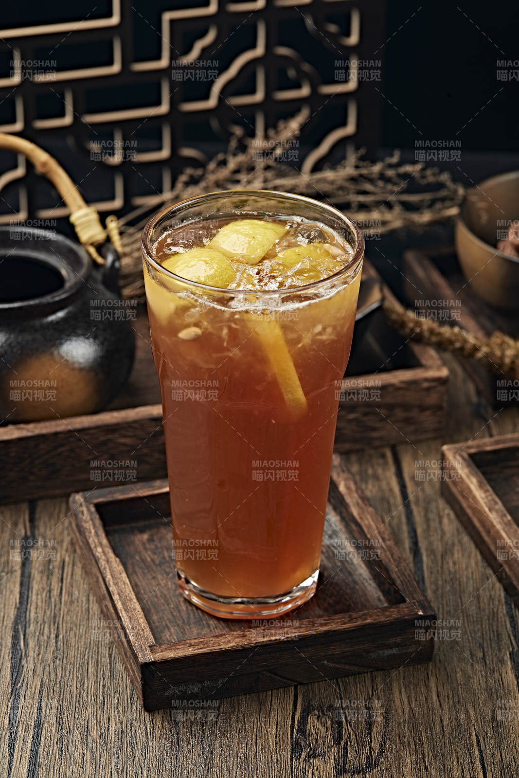 解暑饮料冰红茶柠檬冰红茶冰乌龙茶