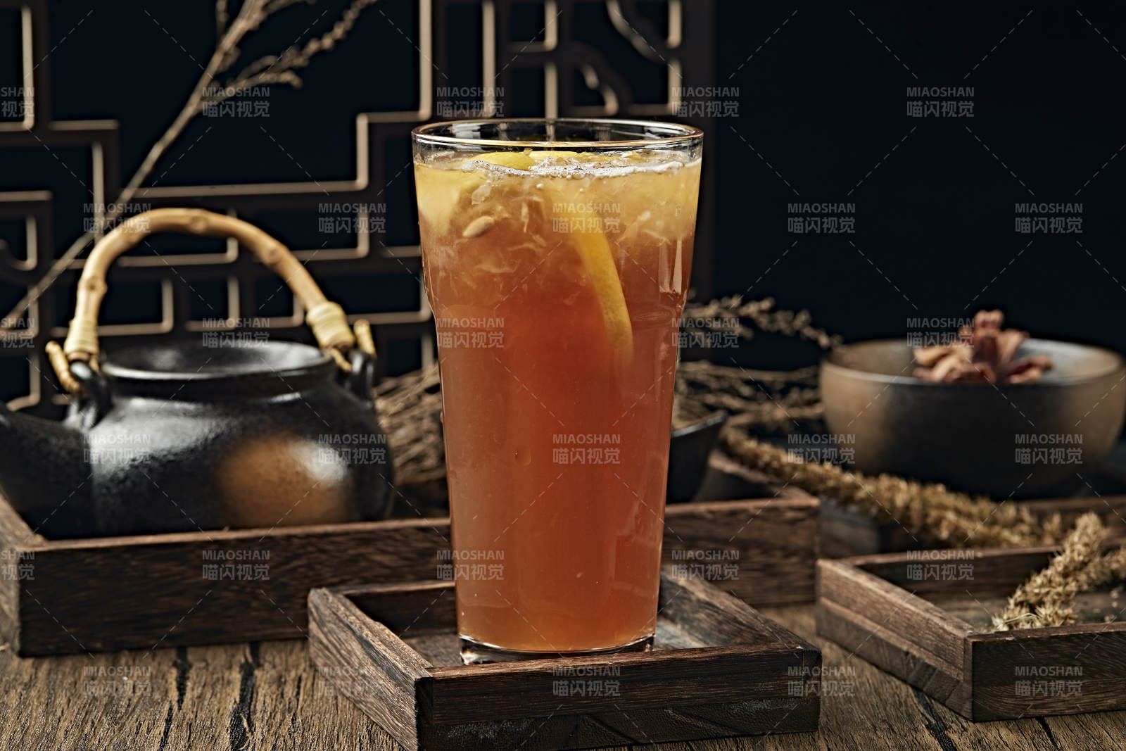 解暑饮料冰红茶柠檬冰红茶冰乌龙茶