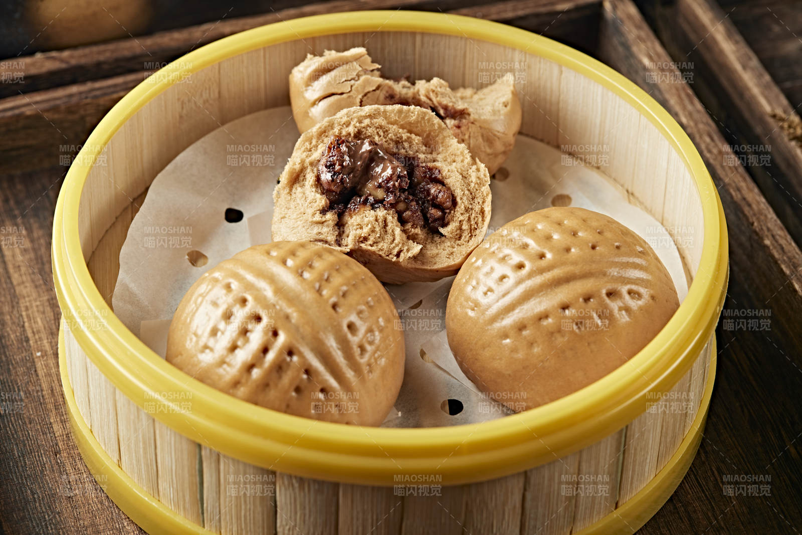 港式茶餐可可醬紅糖核桃包