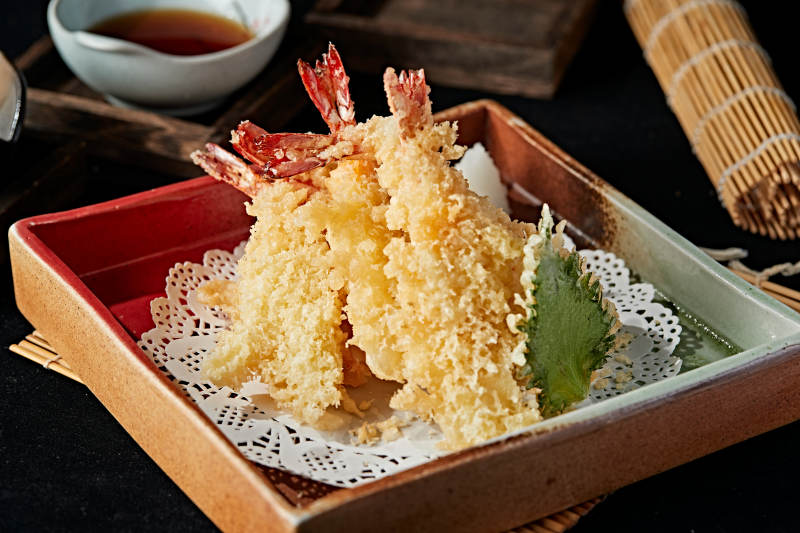 日料天妇罗炸虾