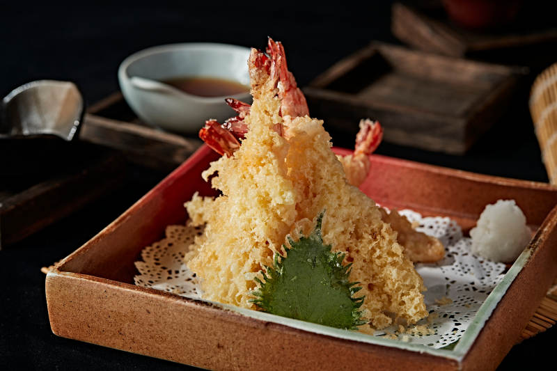日料天妇罗炸虾
