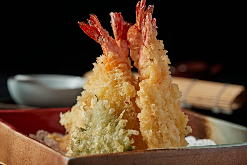 日料天妇罗炸虾