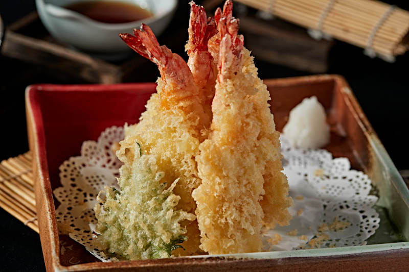 日料天妇罗炸虾