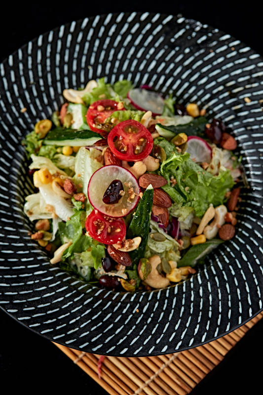 坚果时蔬沙拉