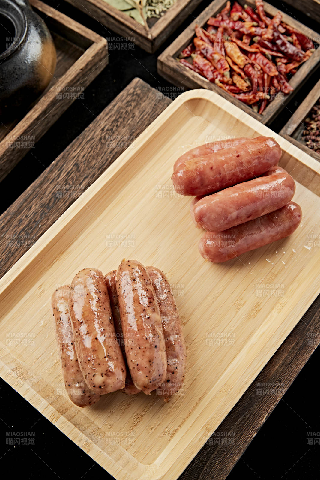 风味鹅卵石烤台湾纯肉肠