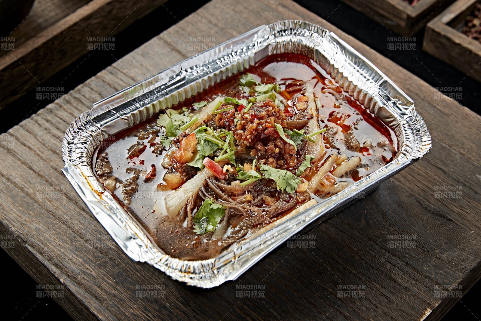 蒜蓉锡纸烤毛肚