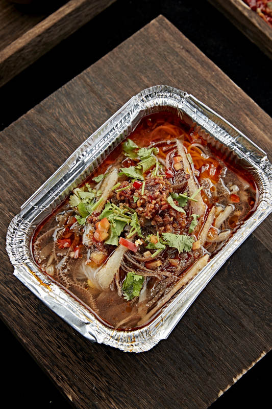 蒜蓉锡纸烤毛肚