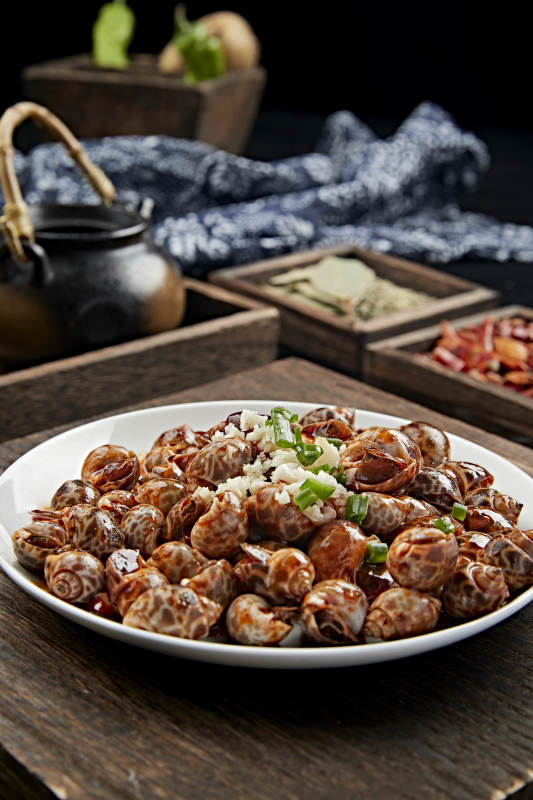 捞汁小海鲜酒酿花螺