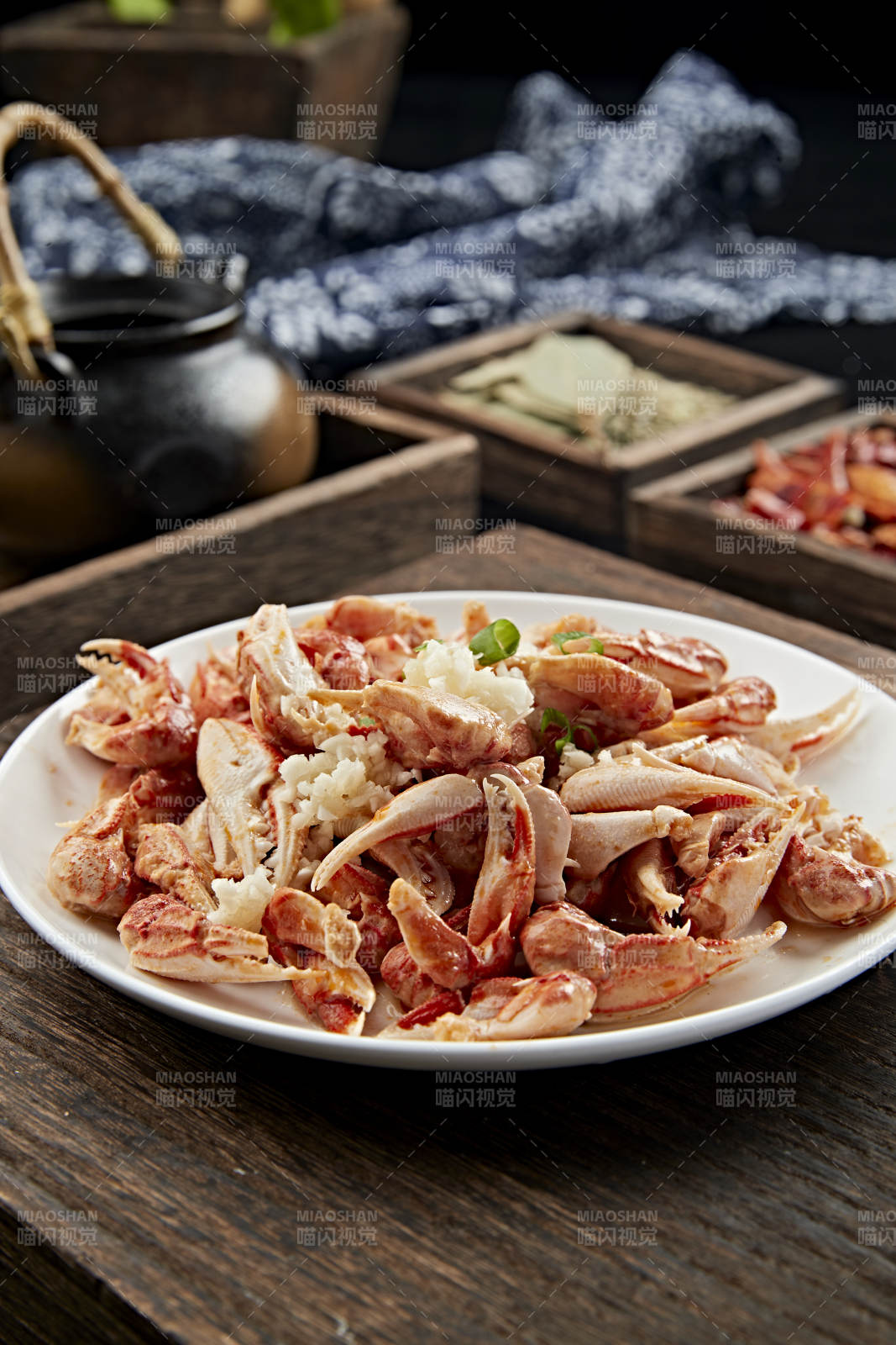 撈汁小海鮮糟醉海蟹鉗