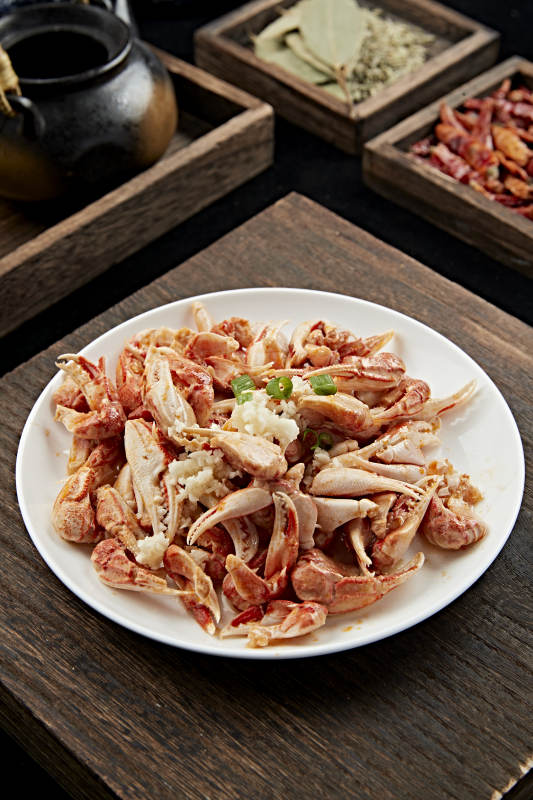 捞汁小海鲜糟醉海蟹钳